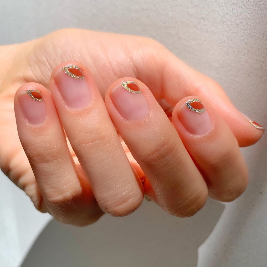 unhas curtas francesinha