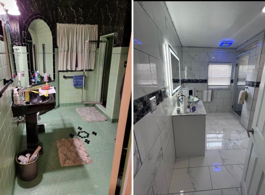 custo médio reforma banheiro