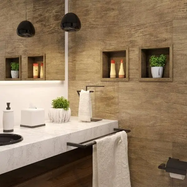 ideias de banheiros pequenos modernos