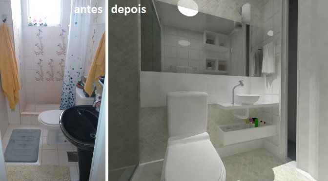 cores para banheiro elegante 2025