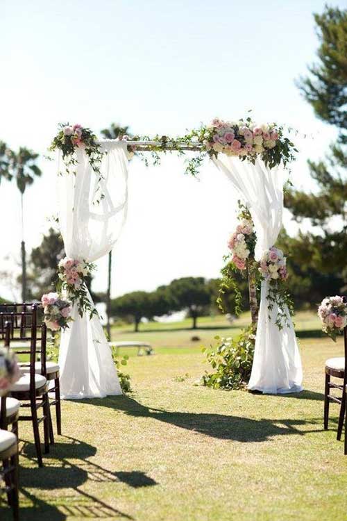 decoração de casamento rústico simples