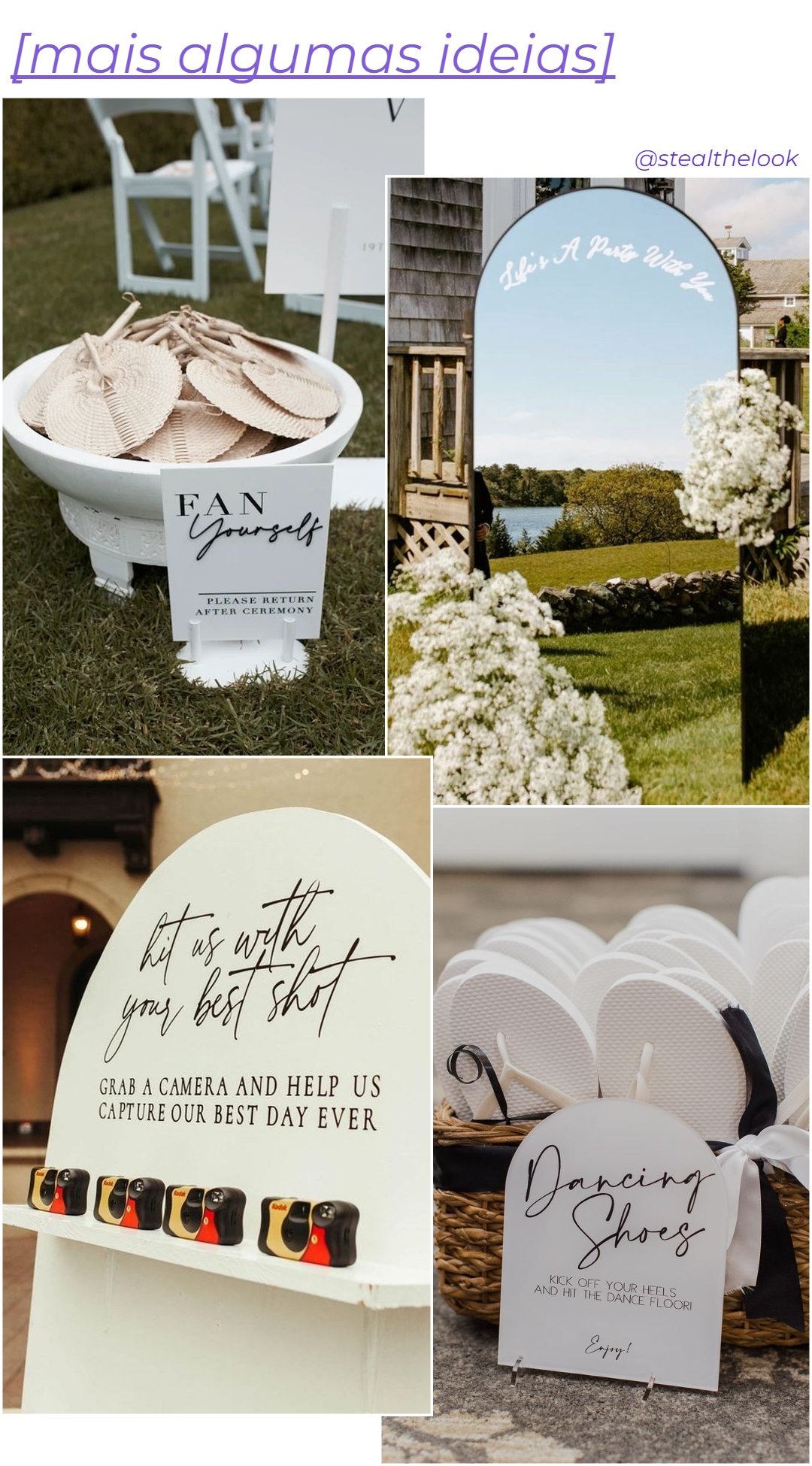 elementos naturais decoração casamento
