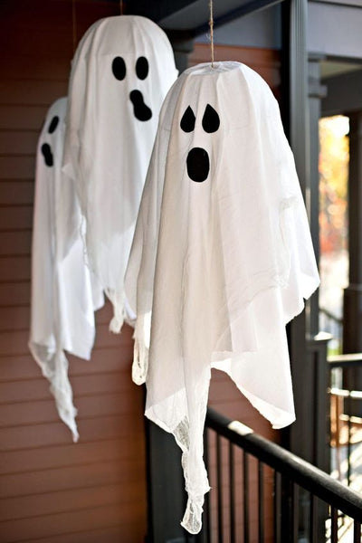 decoração de halloween assustadora