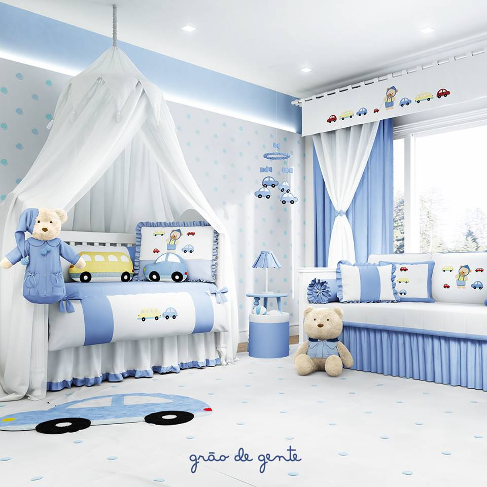 iluminação ideal quarto bebe masculino noturna