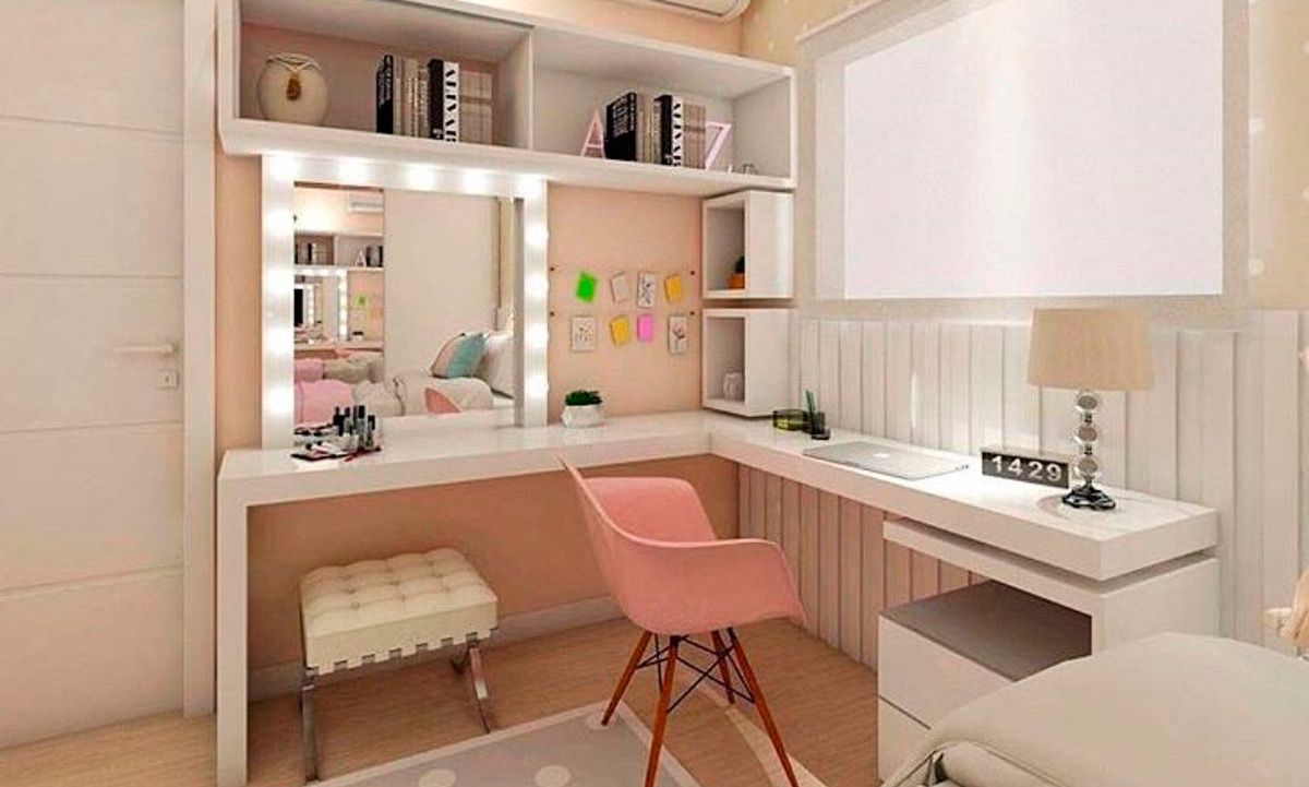 Ideias de decoração de quartos de adolescentes modernos