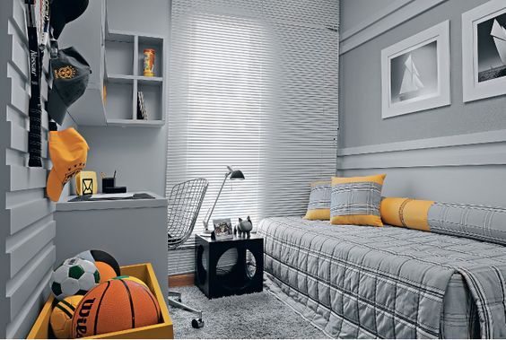 estilo industrial para quarto de adolescente