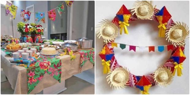decoração festa junina rústica ou moderna