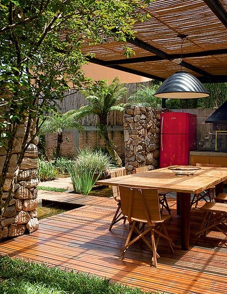 Ideias de decoração para áreas gourmet rústicas