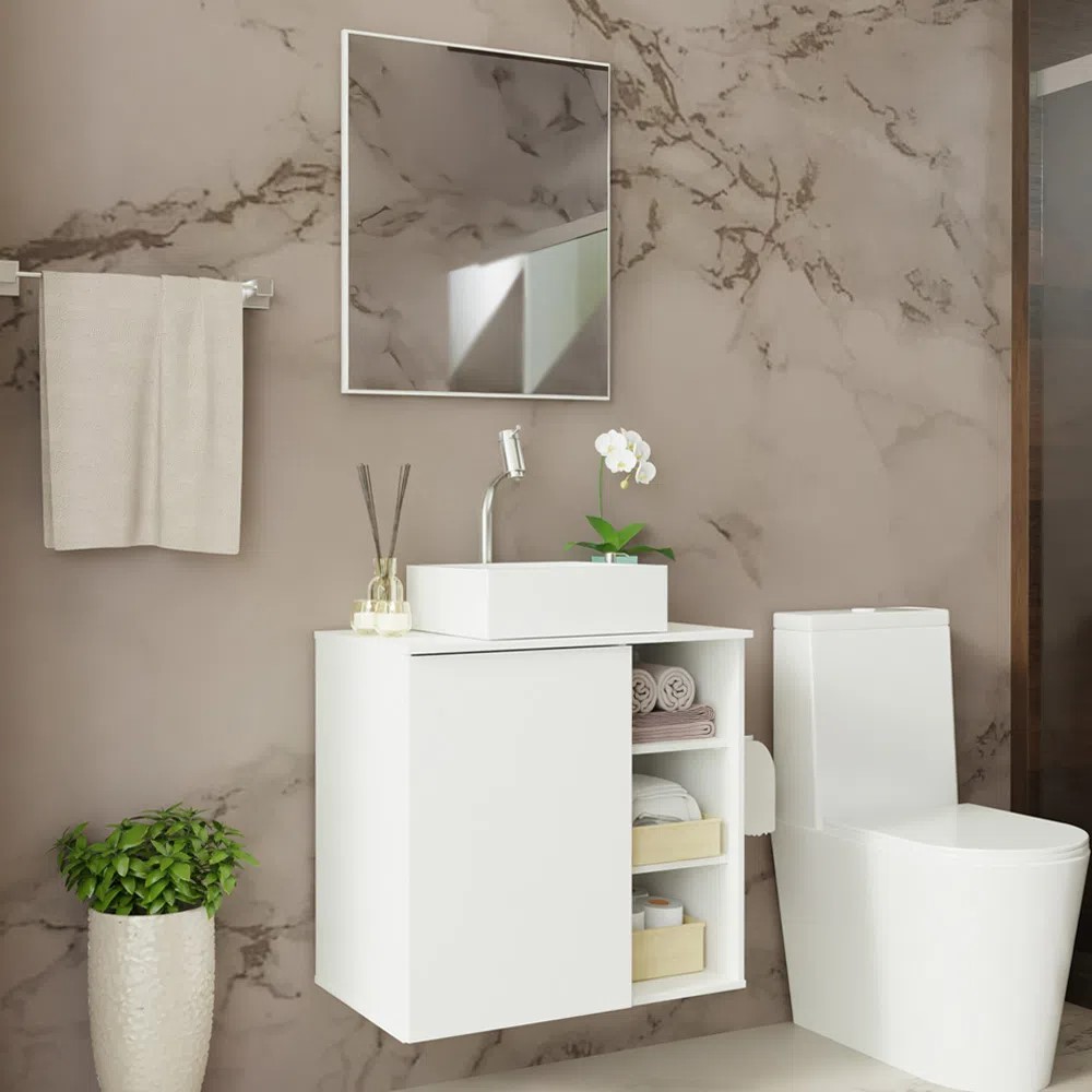 decoração banheiro pequeno moderno