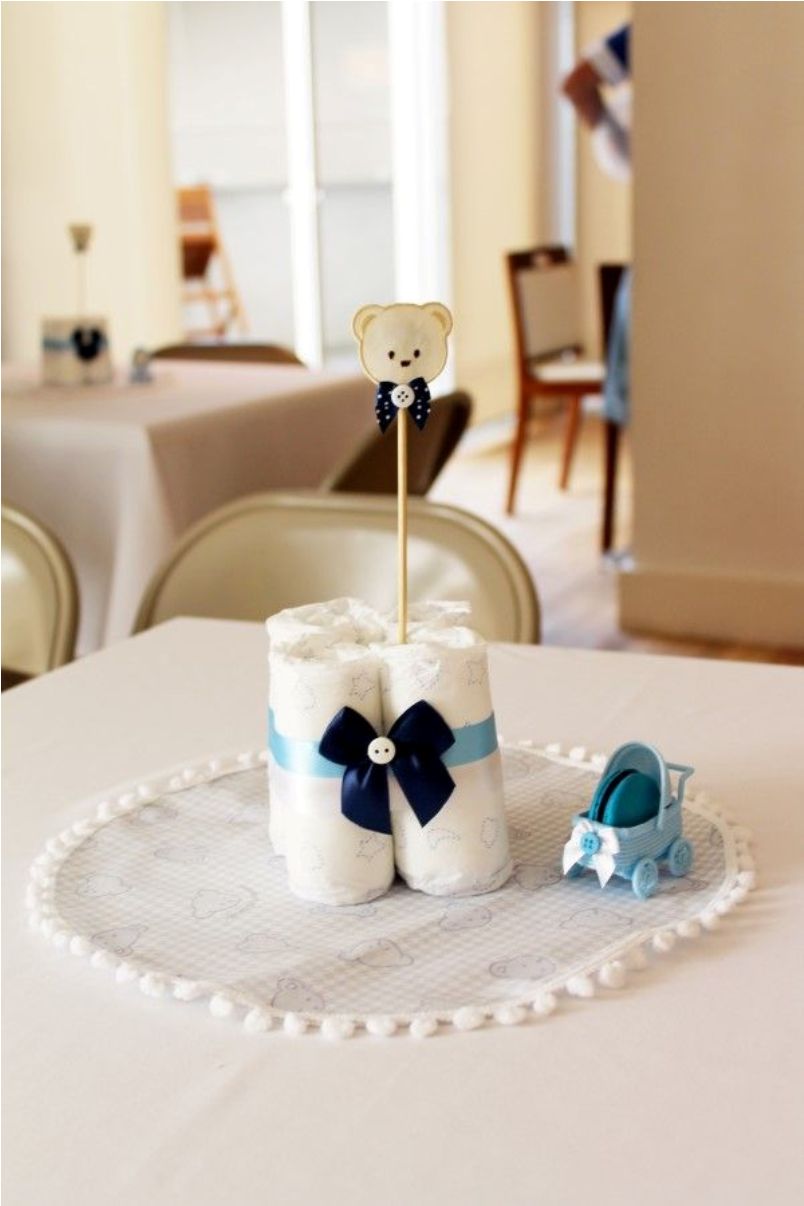decoração chá de bebê masculino simples vs elaborado