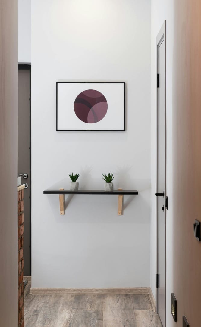 decoração corredor de entrada