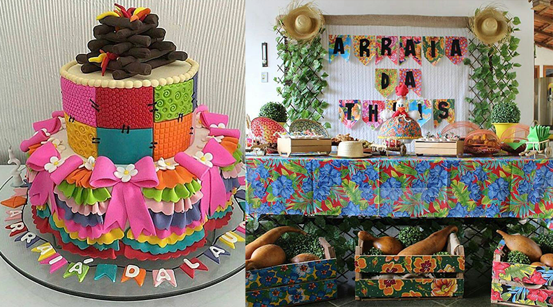 DIY decoração festa junina