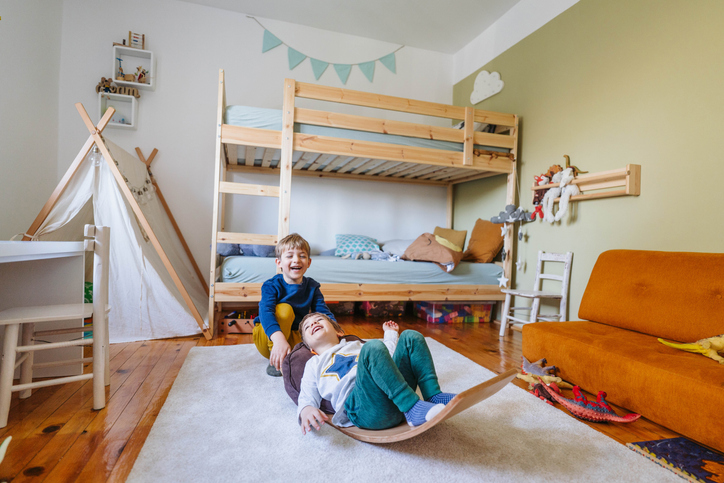 Ideias de decoração para o quarto dos filhos feita por eles