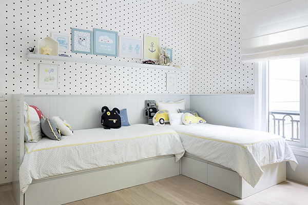 quarto de gêmeos organizado