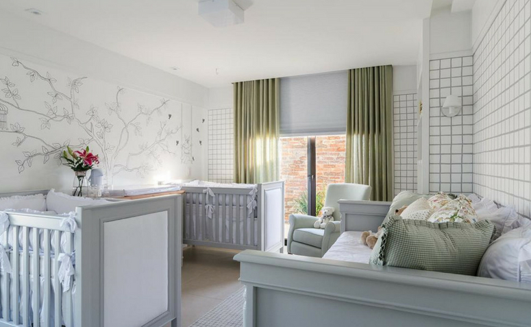 ideias de decoração quarto de gêmeos pequenos