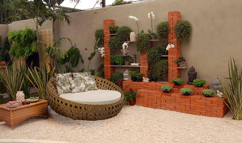 decoração quintal pequeno simples