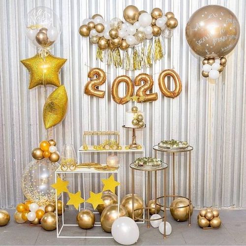 decoração réveillon simples