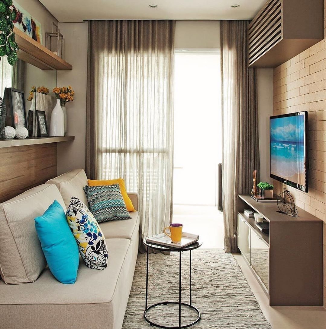 ideias de decoração sala de estar moderna e aconchegante