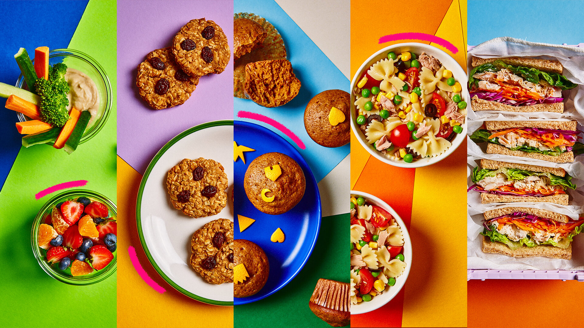 Cardápio semanal de lanches escolares saudáveis