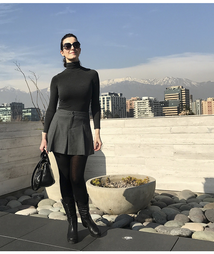 looks de inverno com calça bootcut