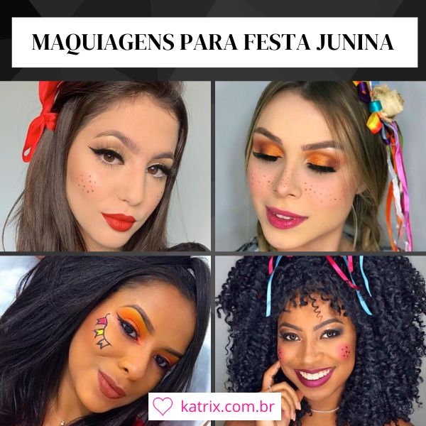 Maquiagem Festa Junina infantil