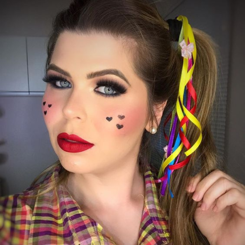 Maquiagem Festa Junina criativa