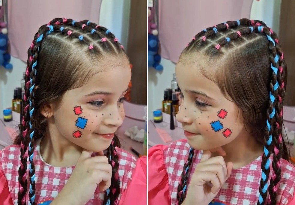 tutorial maquiagem festa junina infantil