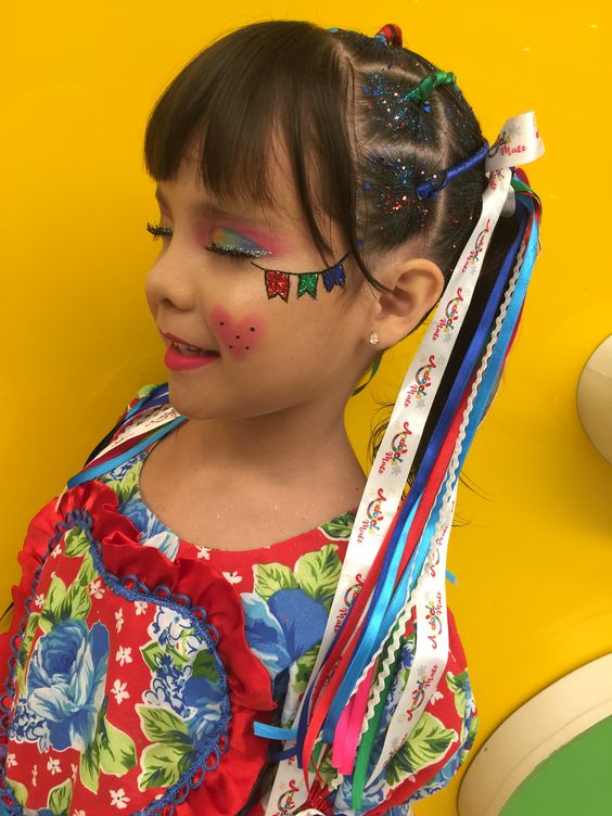 maquiagem junina para meninas