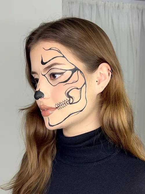 maquiagem de halloween última hora