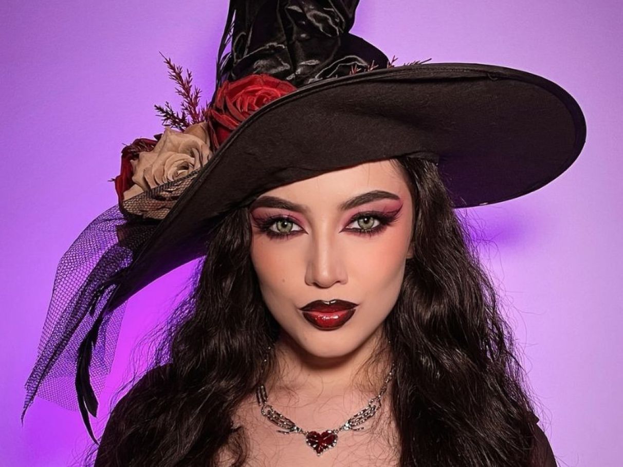 maquiagem de halloween Coringa