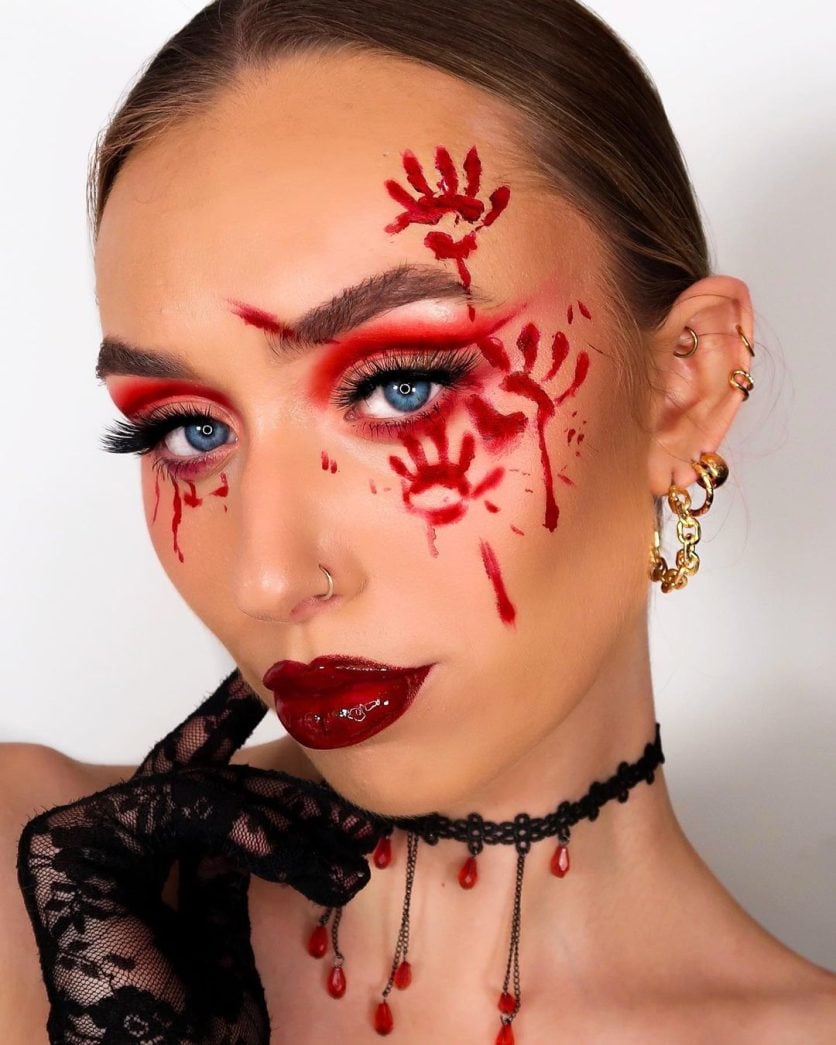 maquiagem de personagem halloween