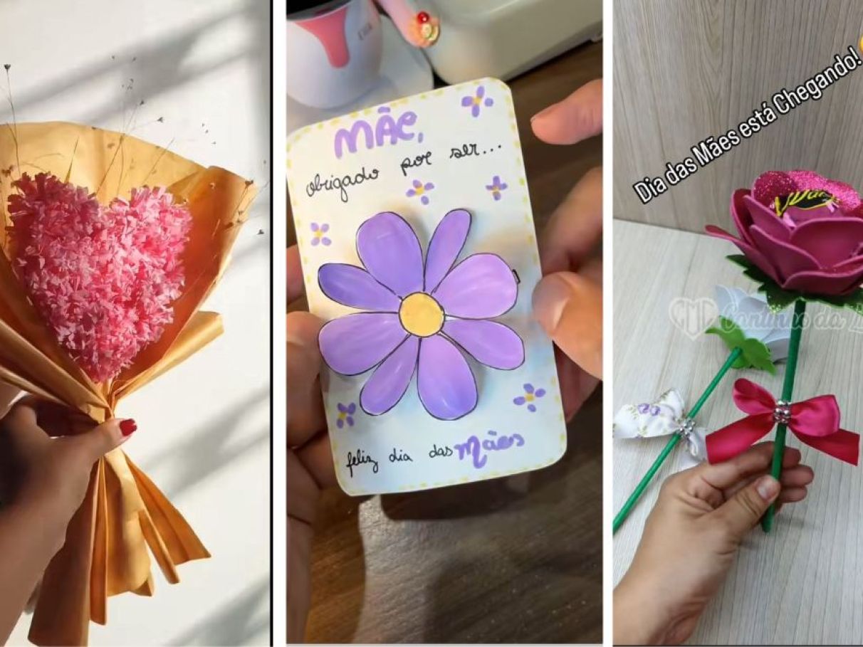 Ideias de presentes artesanais para o Dia das Mães
