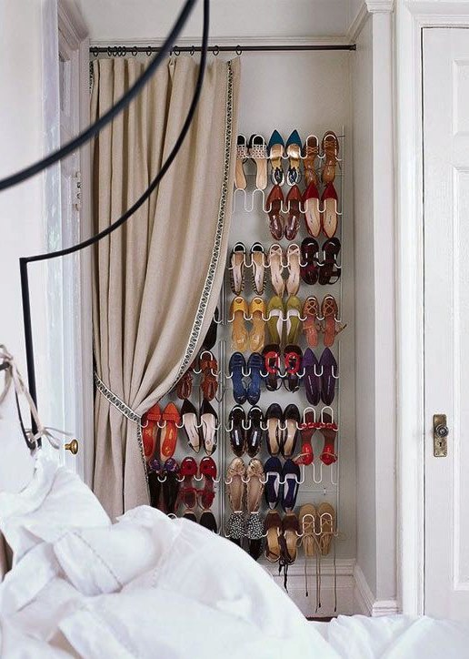 decoração hall de entrada com sapateira