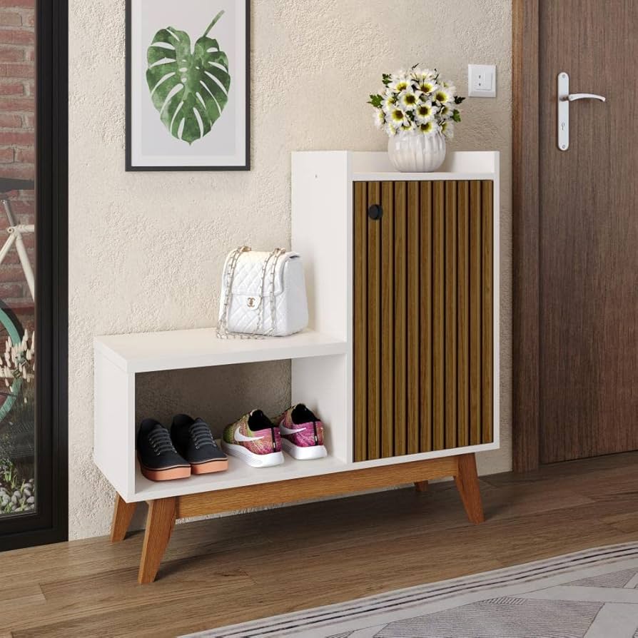 Ideias de sapateiras criativas para hall de entrada