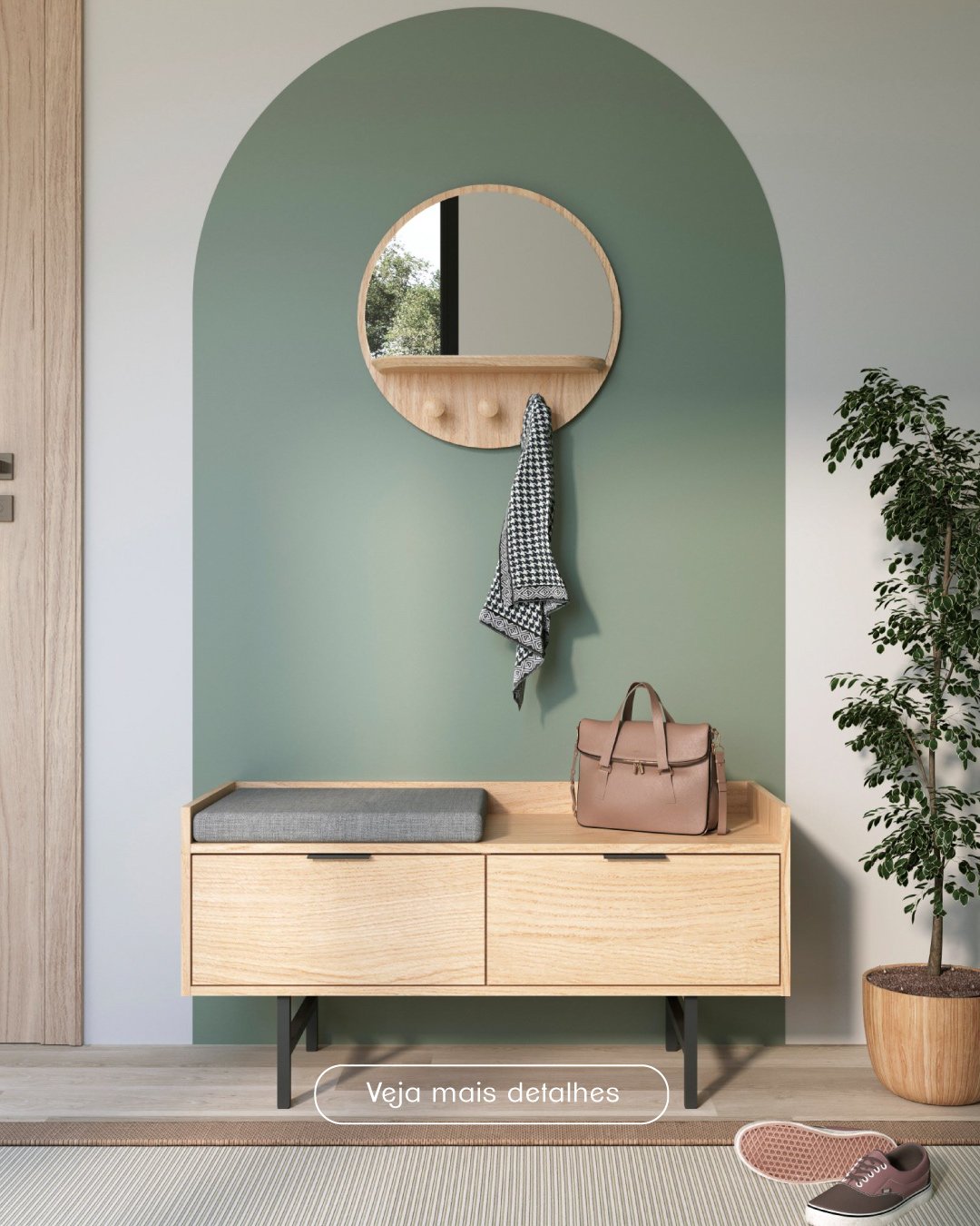 soluções DIY para sapateira de entrada