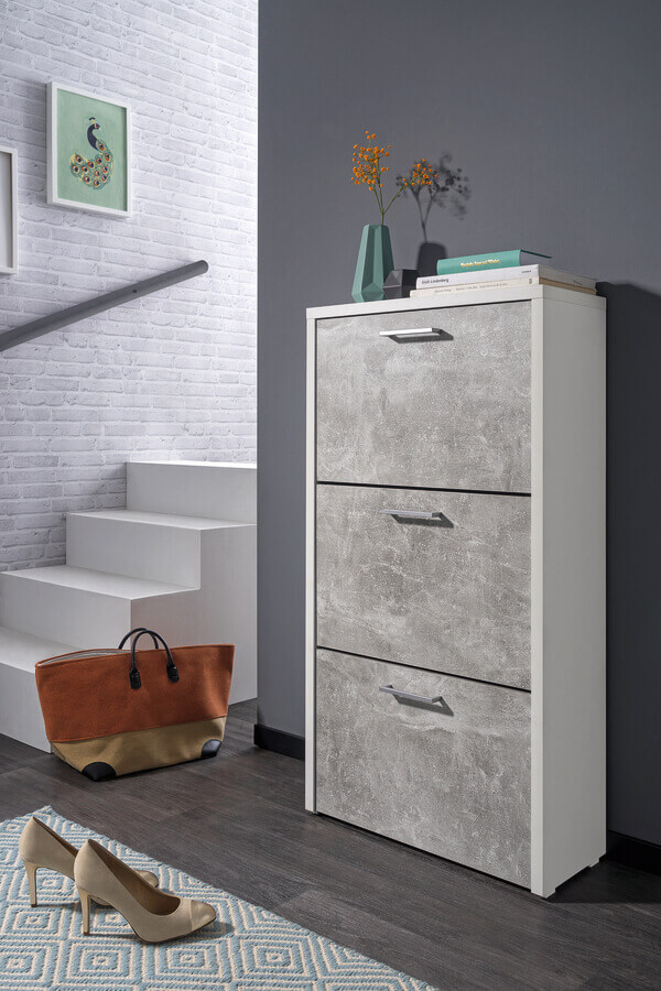 Ideias de sapateiras criativas para hall de entrada