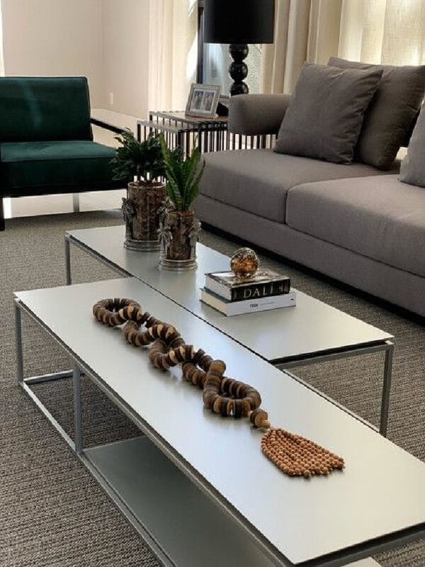 ideias de terço de mesa para sala de estar