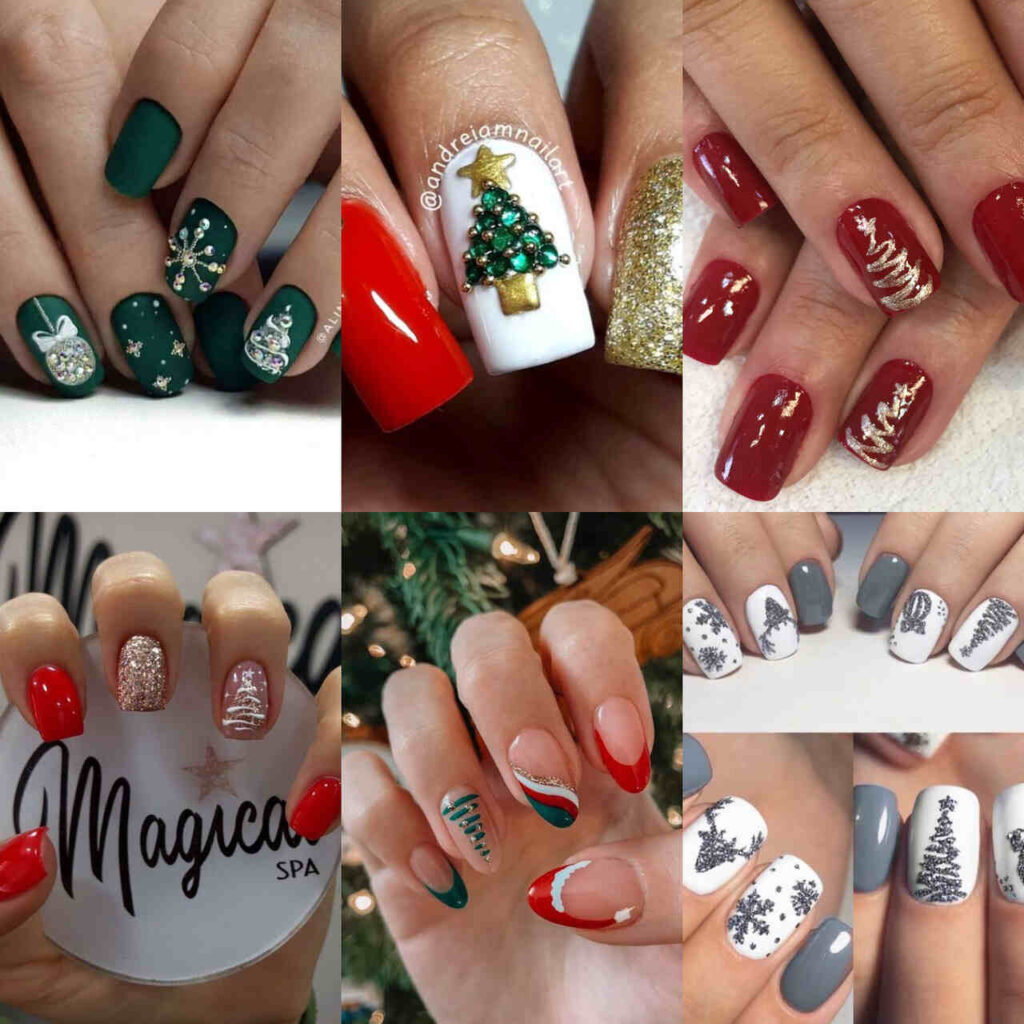 esmaltes baratos para unhas de natal