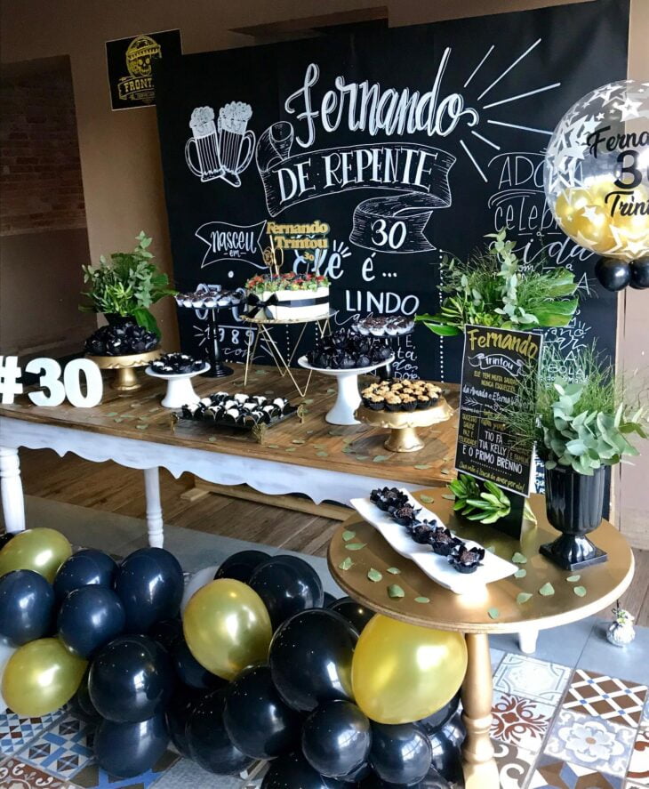 quanto custa fazer festa aniversario homem simples
