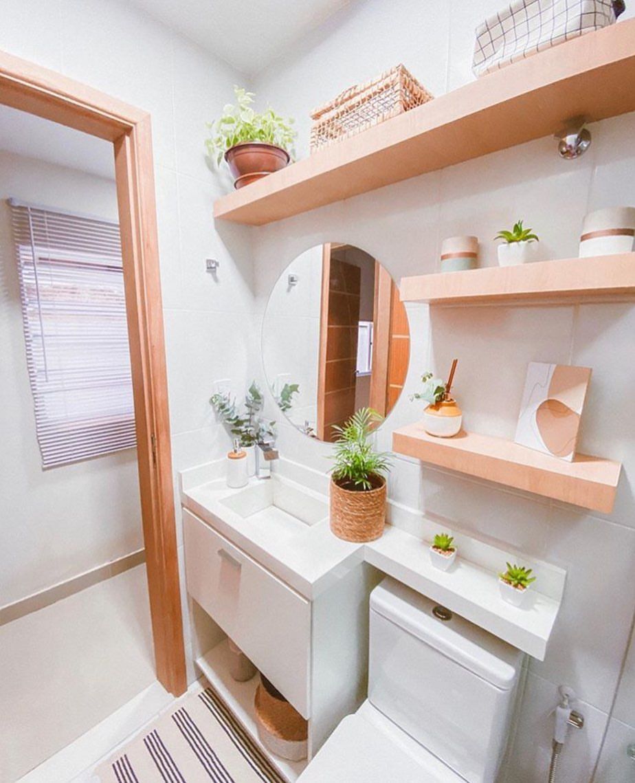 ideias decoração banheiro pequeno