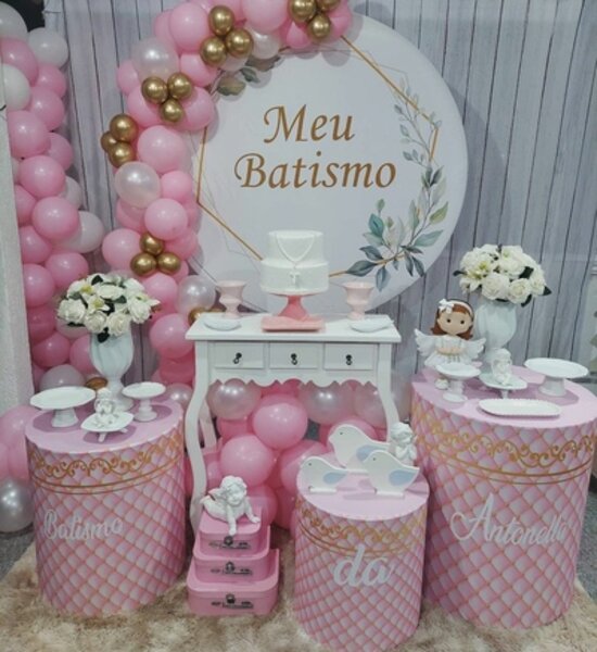 erros comuns decoração batizado simples feminino