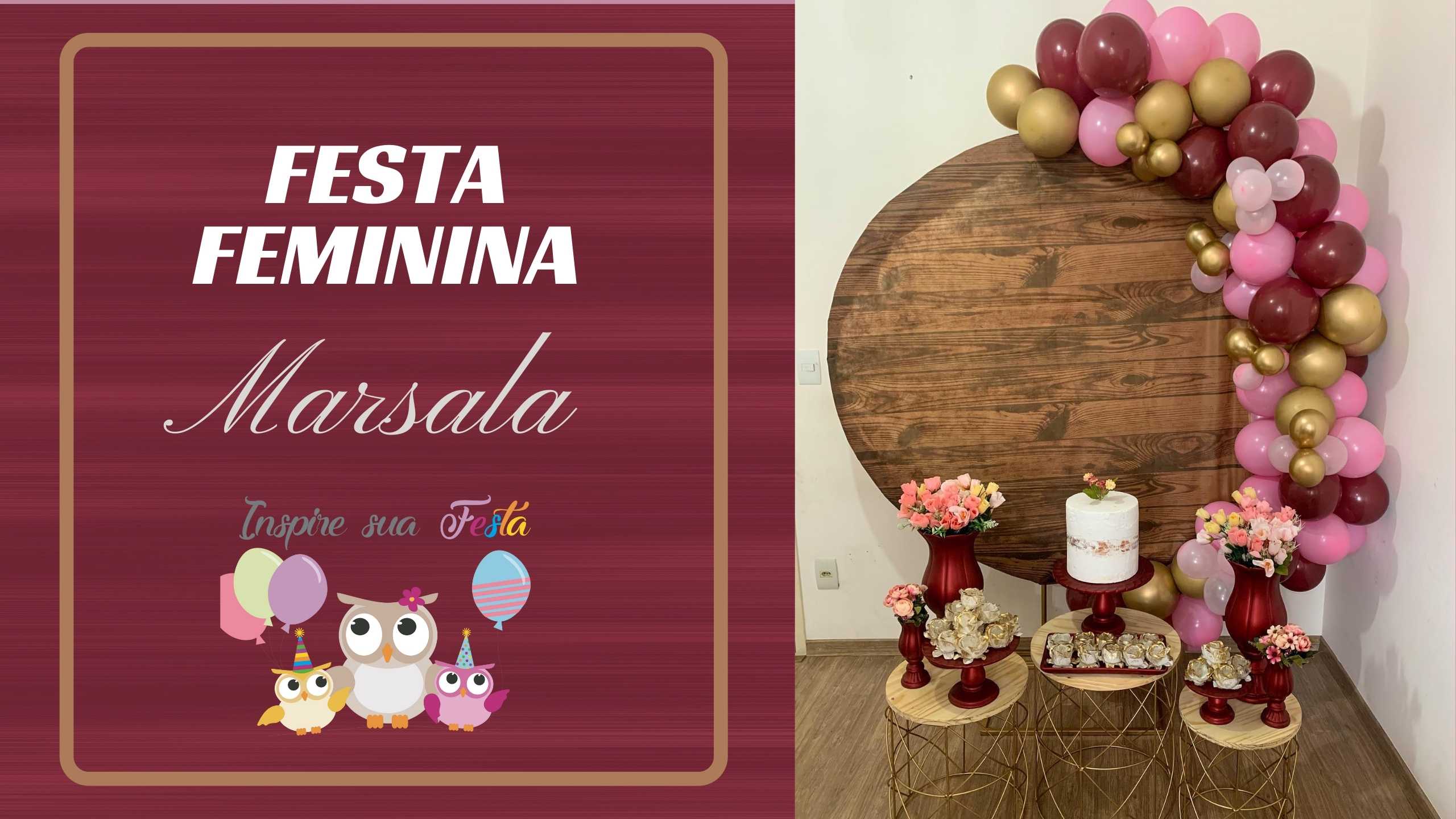 ideias decoração festa feminina simples barata