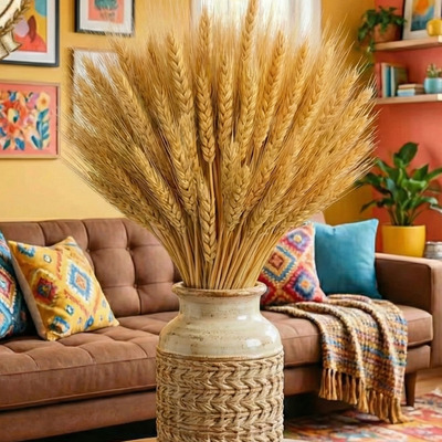 quanto custa decorar com trigo artificial