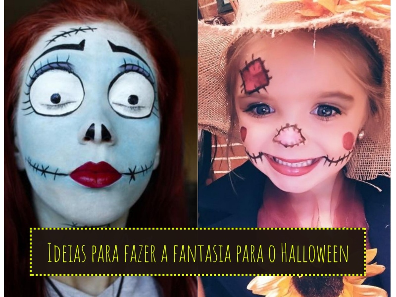 ideias de fantasias de halloween fáceis e rápidas para festas