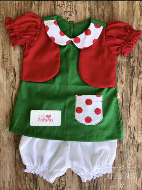 ideias fantasia chiquinha bebê para festa