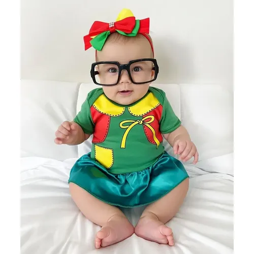 como fazer fantasia chiquinha bebê passo a passo