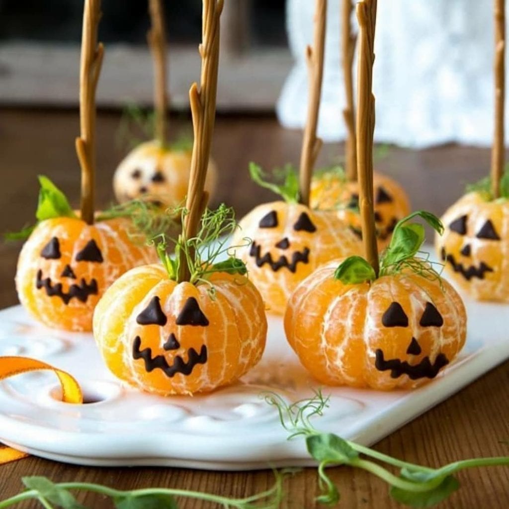 cores decoração halloween