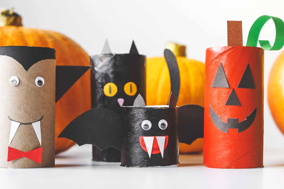 decoração halloween porta