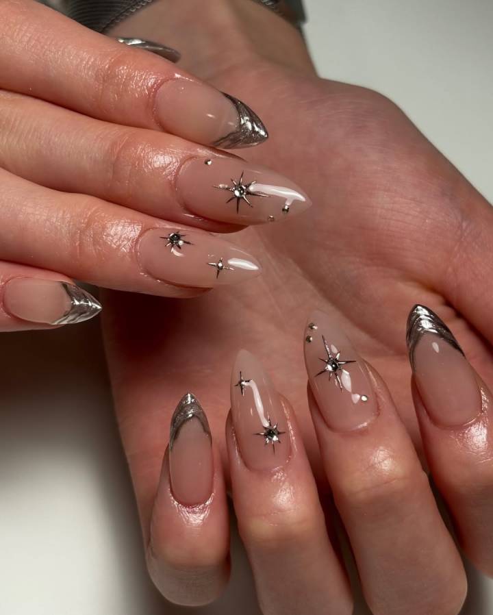 unhas minimalistas ano novo