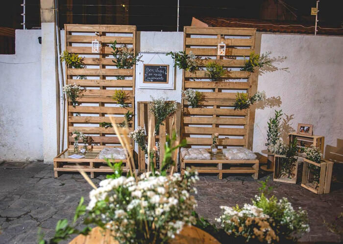 decoração de casamento rústico vs clássico